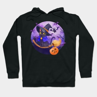 Halloween Cute Happy Cats T-Shirt - Halloween bats Hoodie